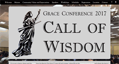 Desktop Screenshot of graceconference.org