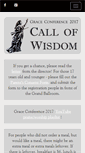 Mobile Screenshot of graceconference.org