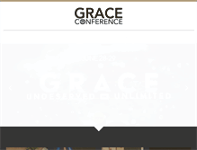 Tablet Screenshot of graceconference.com